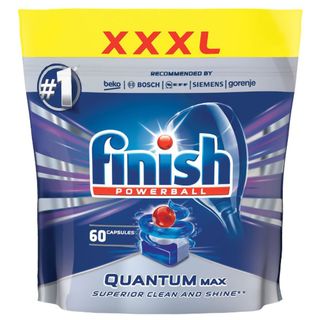 Túi 60 viên rửa chén Finish Quantum Max Dishwasher Tablets QT025459