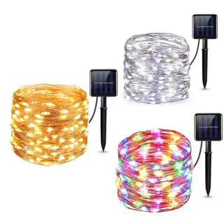 Dây đèn LED năng lượng mặt trời - siêu chống nước chơi Tết