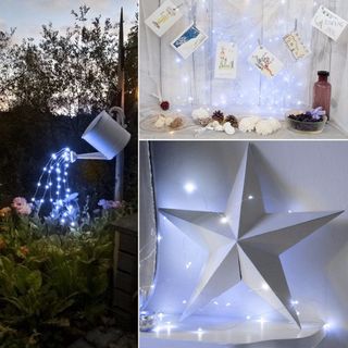 Dây đèn LED năng lượng mặt trời - siêu chống nước chơi Tết