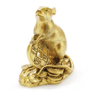 Tượng đá phong thuỷ Chuột tiền V1