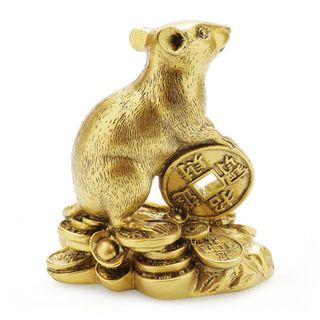 Tượng đá phong thuỷ Chuột tiền V1