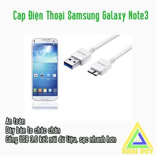 Cáp Điện Thoại Samsung Galaxy Note 3 giá sỉ