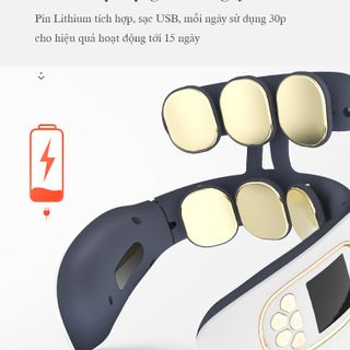 [MÁY MASSAGE CỔ 6 CỰC] Máy Massage Cổ Vai Gáy 6 Điện Cực Hỗ Trợ Trị Liệu Cao Cấp Giá Sỉ