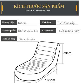 [GHẾ HƠI INTIMES] Ghế đệm hơi Intime YT-122 , Ghế tựa lưng, sofa hơi giá sỉ