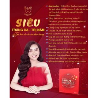 Dịch uống truyền trắng Royal Super White thương hiệu Minh Lady Beauty