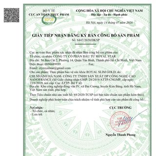 Viên Uống Giảm Cân Royal Slim Gold Thương Hiệu Minh Lady Beauty - Giảm Cân Hiệu Quả An Toàn