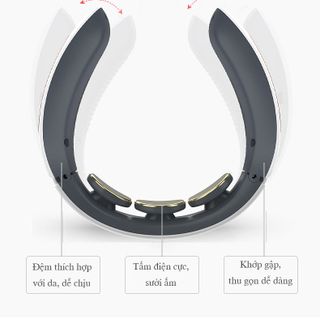 [MÁY MASSAGE CỔ] Máy Massage Cổ Vai Gáy 3 Điện Cực Hỗ Trợ Trị Liệu Cao Cấp Giá Sỉ
