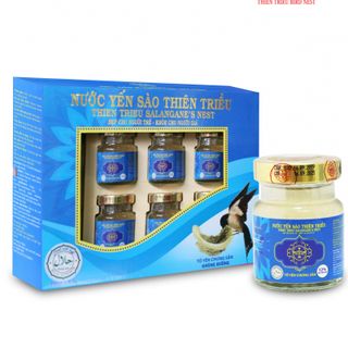 Hộp 6 hũ yến sào cao cấp Thiên Triều (không đường) 70ml/hũ giá sỉ