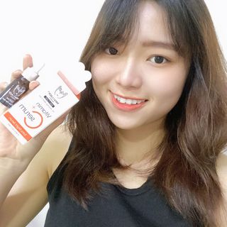 Serum Vitamin C Minh Lady Da dầu trẻ hóa mềm da dưỡng trắng