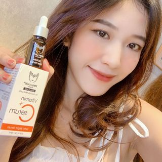 Serum Vitamin C Minh Lady Da dầu trẻ hóa mềm da dưỡng trắng