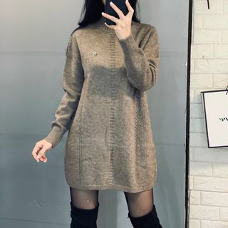 Áo len thân dài kèm tag