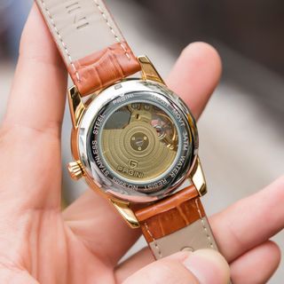 ĐỒNG HỒ NAM PAGINI PA9988 DÂY DA - LỘ CƠ TIM