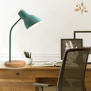 [ĐÈN HỌC ĐẾ GỖ] Đèn bàn thiết kế đơn giản, hiện đại, phong cách vintage trẻ trung giá sỉ
