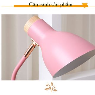 [ĐÈN HỌC ĐẾ GỖ] Đèn bàn thiết kế đơn giản, hiện đại, phong cách vintage trẻ trung giá sỉ
