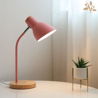 [ĐÈN HỌC ĐẾ GỖ] Đèn bàn thiết kế đơn giản, hiện đại, phong cách vintage trẻ trung giá sỉ