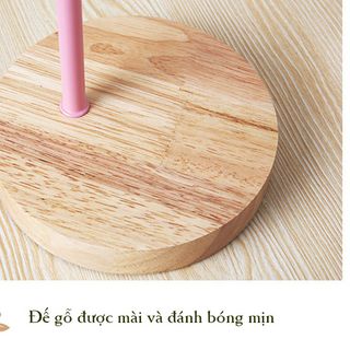 [ĐÈN HỌC ĐẾ GỖ] Đèn bàn thiết kế đơn giản, hiện đại, phong cách vintage trẻ trung giá sỉ