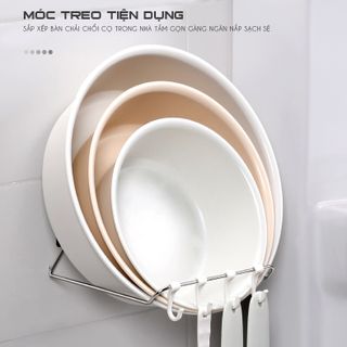 [Sỉ Sài Gòn] Giá treo thau, chậu inox đa năng, tiện ích