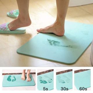 [ Kho sỉ SG] Thảm đá siêu thấm, thảm siêu hút nước từ đá diatomite - Thấm nước nhanh, không ẩm mốc