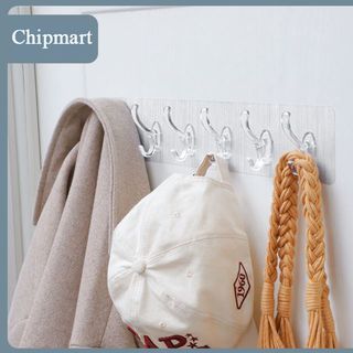 [Sỉ Sài Gòn] Móc dán tường 6 móc chịu lực siêu tiện lợi