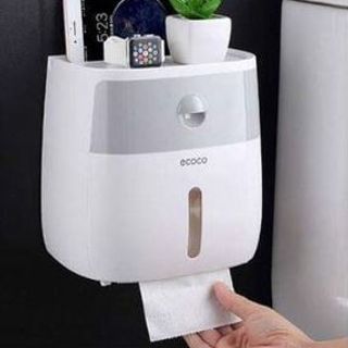 [Sỉ Sài Gòn] Hộp đựng giấy vệ sinh 2 ngăn Ecoco