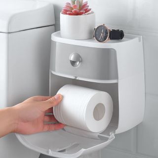 [Sỉ Sài Gòn] Hộp đựng giấy vệ sinh 2 ngăn Ecoco