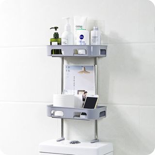 [Sỉ Sài Gòn] Kệ toilet 2 tầng dán tường siêu chắc chắn và tiện lợi