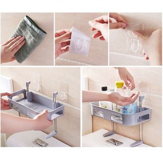 [Sỉ Sài Gòn] Kệ toilet 2 tầng dán tường siêu chắc chắn và tiện lợi