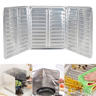 [ Kho Sỉ SG ] Tấm chắn dầu mỡ cách nhiệt hợp kim nhôm 90cm x 50cm