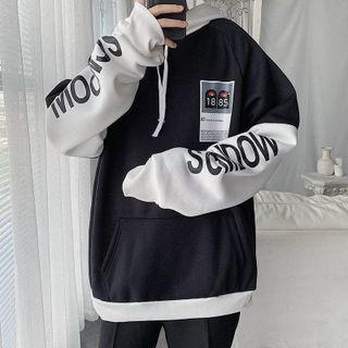 Hoodie nỉ form rộng cho nam