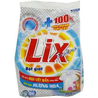 Bột giặt hương Hoa Extra LIX gói 250g Thùng 40 gói