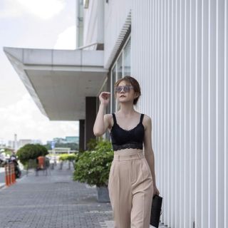 Quần Tây Nữ Dáng Quần Baggy Cao Cấp