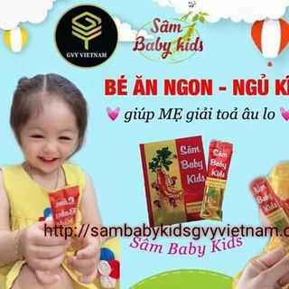 Sâm Baby Kids - siro ăn ngon, tăng sức đề kháng, trị biếng ăn