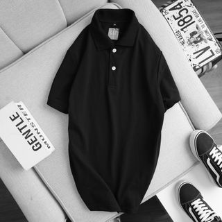 [size to 50-110kg] Áo thun trơn có cổ