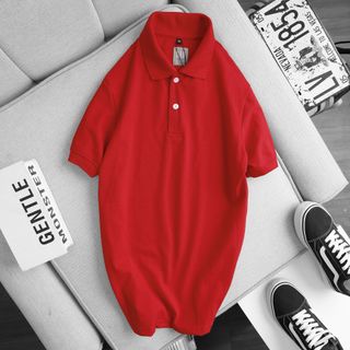 [size to 50-110kg] Áo thun trơn có cổ