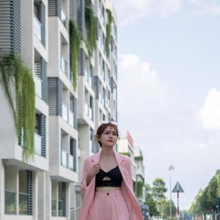 set áo vest blazer nữ