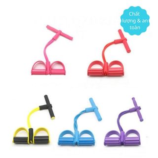 Dây Kéo Đàn Hồi 4 Ống Cao Su Tập Thể Dục, Tập Gym Tại Nhà