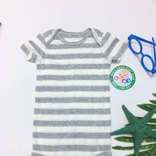 BodySuit kiểu ngắn họa tiết sọc ngang dành cho bé trai bé gái BS022