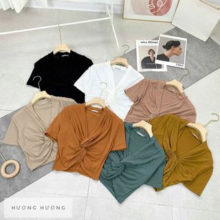 Croptop xoắn ngực hàng Quảng Châu giá sỉ