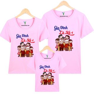 Áo Thun Bận Tết 2021 Gia Đình Cùng Bé Yêu, Áo Cặp Unisex Nam Nữ
