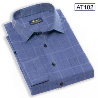 Sơ mi nam Dài tay vải Bamboo Xanh than hiệu Anton