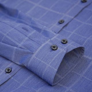 Sơ mi nam Dài tay vải Bamboo Xanh than hiệu Anton