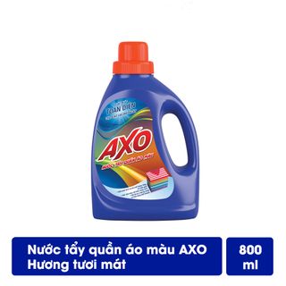 Nước Tẩy Quần Áo Màu Axo Hương Tươi Mát - chai 800ml giá sỉ