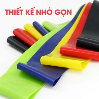 Bộ 5 Dây Mini band, Dây Cao Su Miniband, Dây Kháng Lực Tập Chân Mông, Phụ Kiện Tập Gym