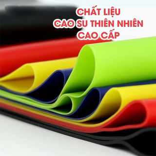 Bộ 5 Dây Mini band, Dây Cao Su Miniband, Dây Kháng Lực Tập Chân Mông, Phụ Kiện Tập Gym