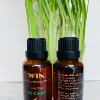 TINH DẦU SẢ CHANH WIN 30ML. THIÊN NHIÊN NGUYÊN CHẤT 100%. KHỬ MÙI, XÔNG THƠM PHÒNG, TẮM, MASSAGE, THƯ GIÃN
