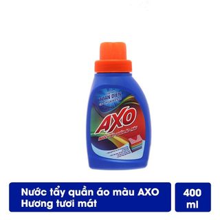 Nước Tẩy Quần Áo Màu Axo Hương Tươi Mát chai 400ml giá sỉ