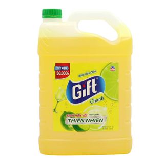 Nước Rửa Chén GIFT Hương Chanh Tươi can 3L8
