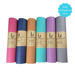 THẢM TẬP YOGA ECO MAT, MỘT LỚP, HOA VĂN ĐỘC LẠ, CHỐNG TRƠN , THẤM HÚT TÔT DỄ DÀNG VỆ SINH giá sỉ