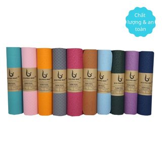 THẢM TẬP YOGA ECO PRO MAT, ĐỊNH TUYẾN HAI LỚP, HOA VĂN ĐỘC LẠ, CHỐNG TRƠN , THẤM HÚT TÔT DỄ DÀNG VỆ SINH giá sỉ