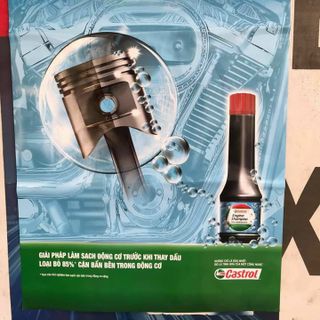 Combo 2 chai Castrol Engine Shampoo - Two Wheelers 70ml (dung dịch nhớt làm sạch động cơ)